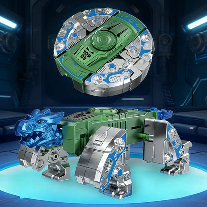 🦖🤖Transformable Finger Spinner: Mech & Dinosaur Dual Editions!