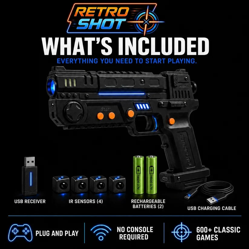 🔥 Wireless Retro Arcade Gaming System