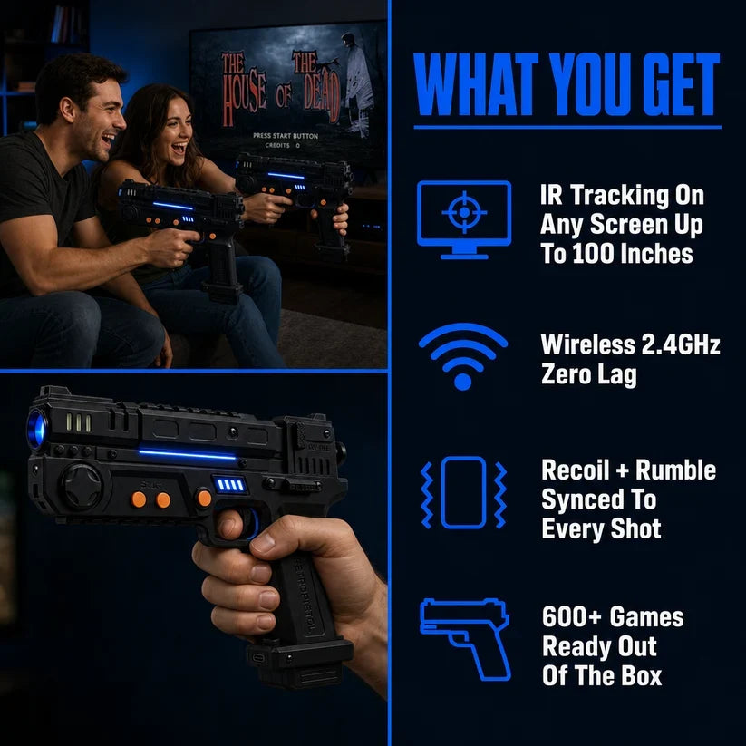🔥 Wireless Retro Arcade Gaming System