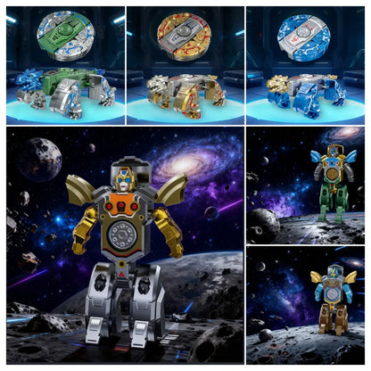 🦖🤖Transformable Finger Spinner: Mech & Dinosaur Dual Editions!