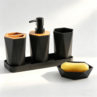 Modern Minimalist Bathroom Accessories Set