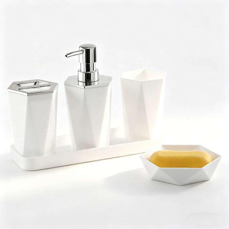 Modern Minimalist Bathroom Accessories Set