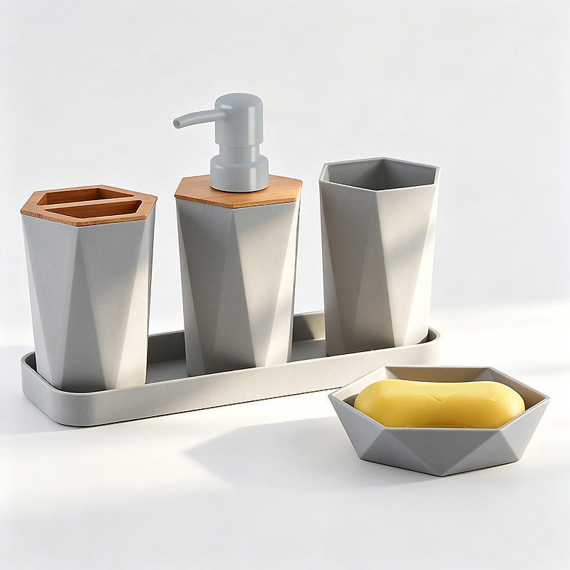 Modern Minimalist Bathroom Accessories Set